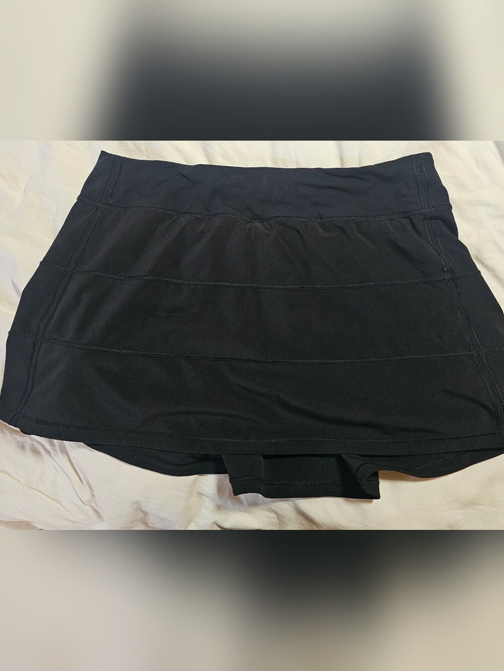 Black Lululemon Women's PACE Rival Active Skort 10 TALL